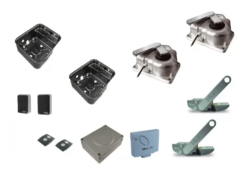 NICE M-FABHS Kit 1 - Double Swinging Gate Kit