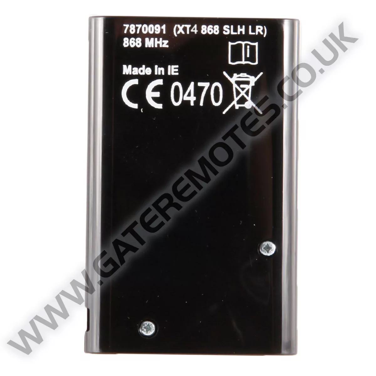 Faac XT4 868SLH Black 7870101 | Gate and garage door remote