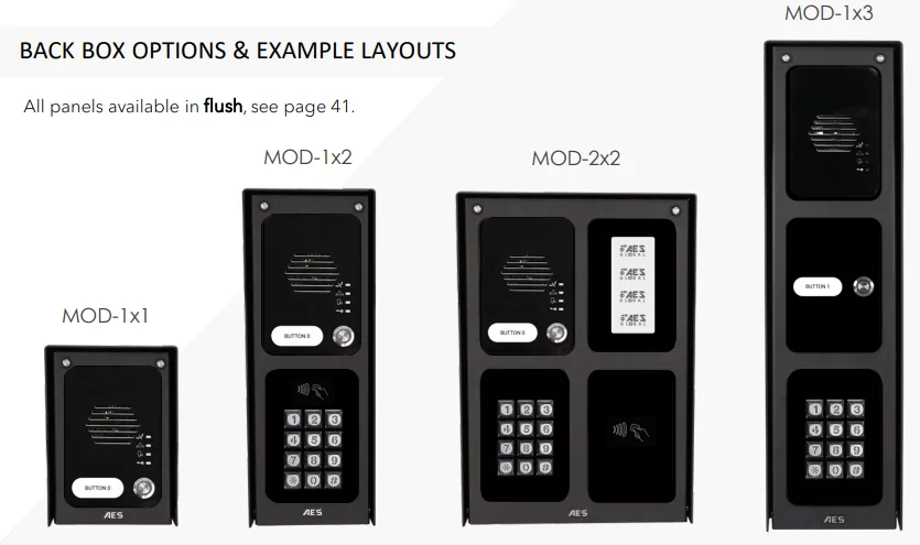 AES Modular Back Box options