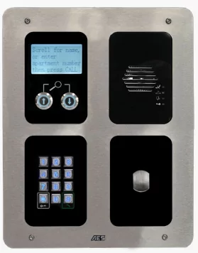 AES mod-f-2x2 | Two by Two Module Assembled Back Box and Mounting Plate  (Flush)