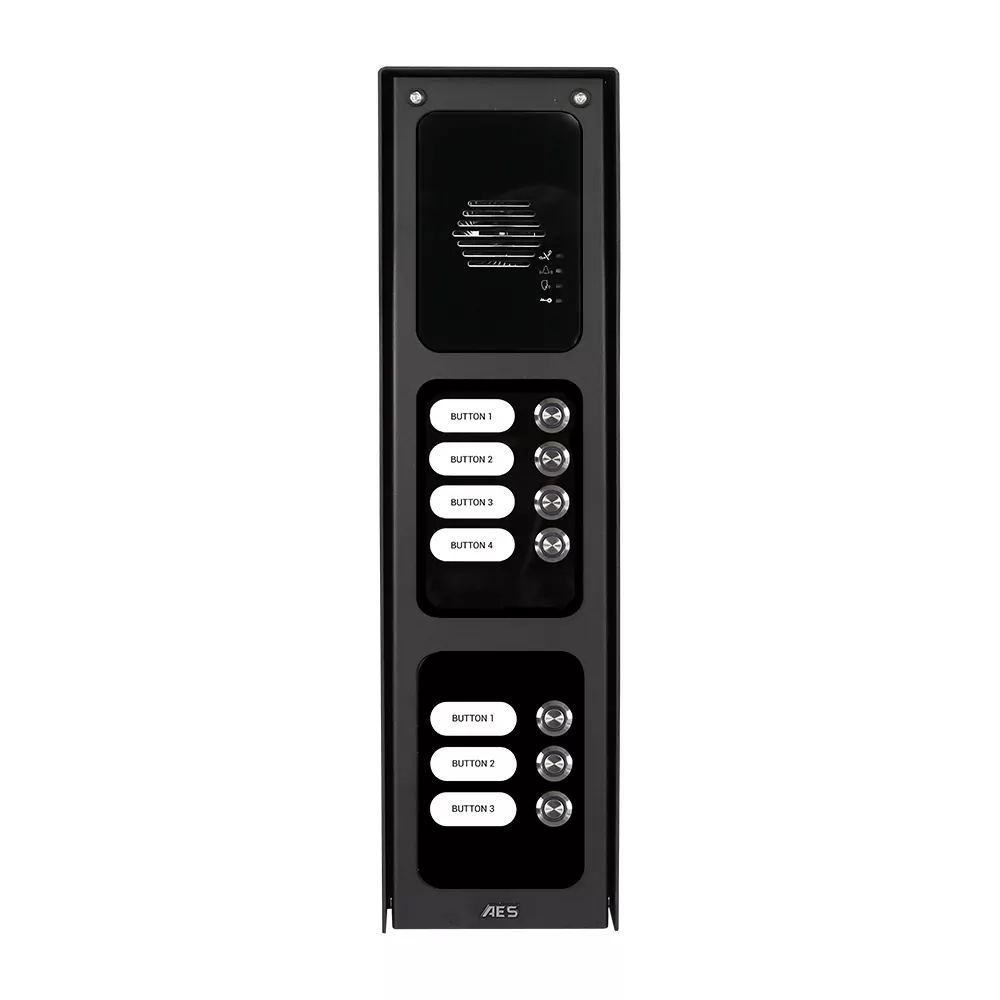 AES MOD-IB7-EU | 7 button assembled unit