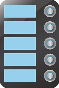 AES mod-5b | 5 Button Illuminated Module