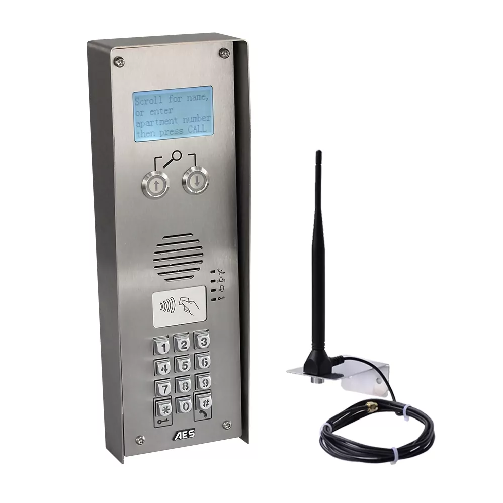 AES MultiCom Multi Apartment GSM intercom system - multi-cl-ispk