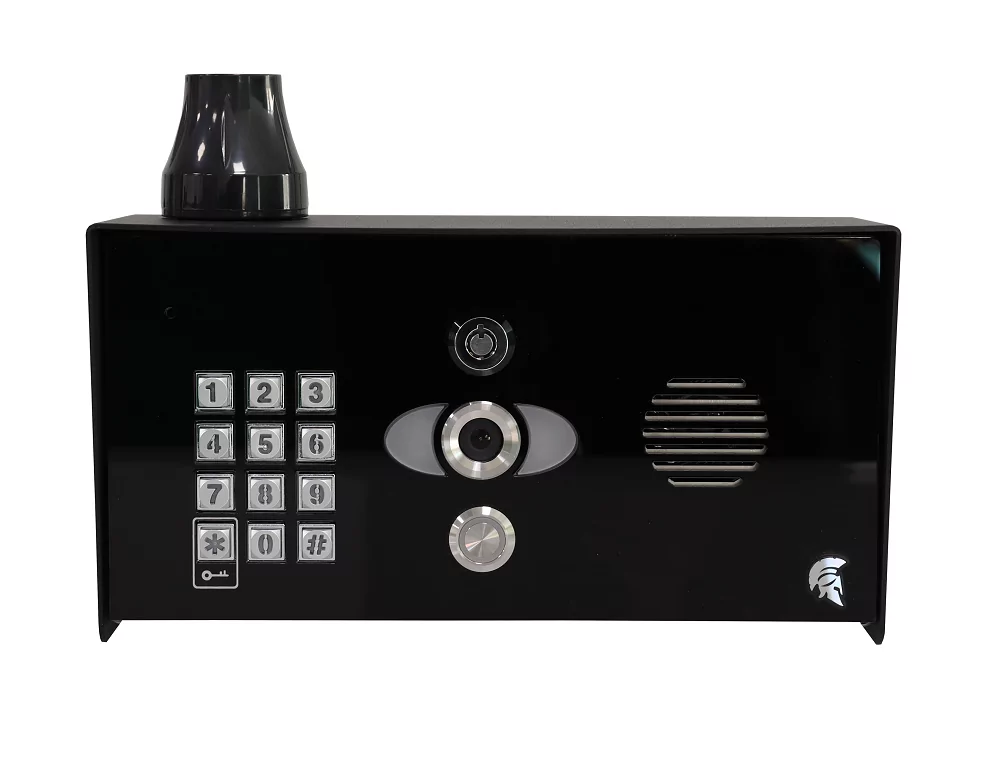 AES PRAE-4GE/PED-KP | praetorian IP video system (pedestal model with keypad) 4GE