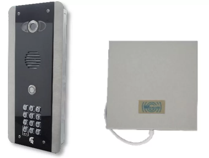 AES PRAE-IP-FBK | praetorian IP video intercom system (flush) with keypad