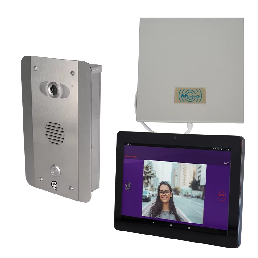 AES PRAE-IP-FS-MONITOR1 | praetorian IP video system (flush ss) and 1 monitor
