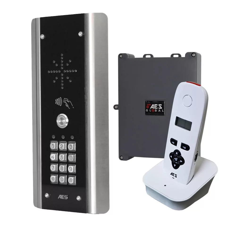 AES 603-ABPK Wireless Intercom system with Prox reader