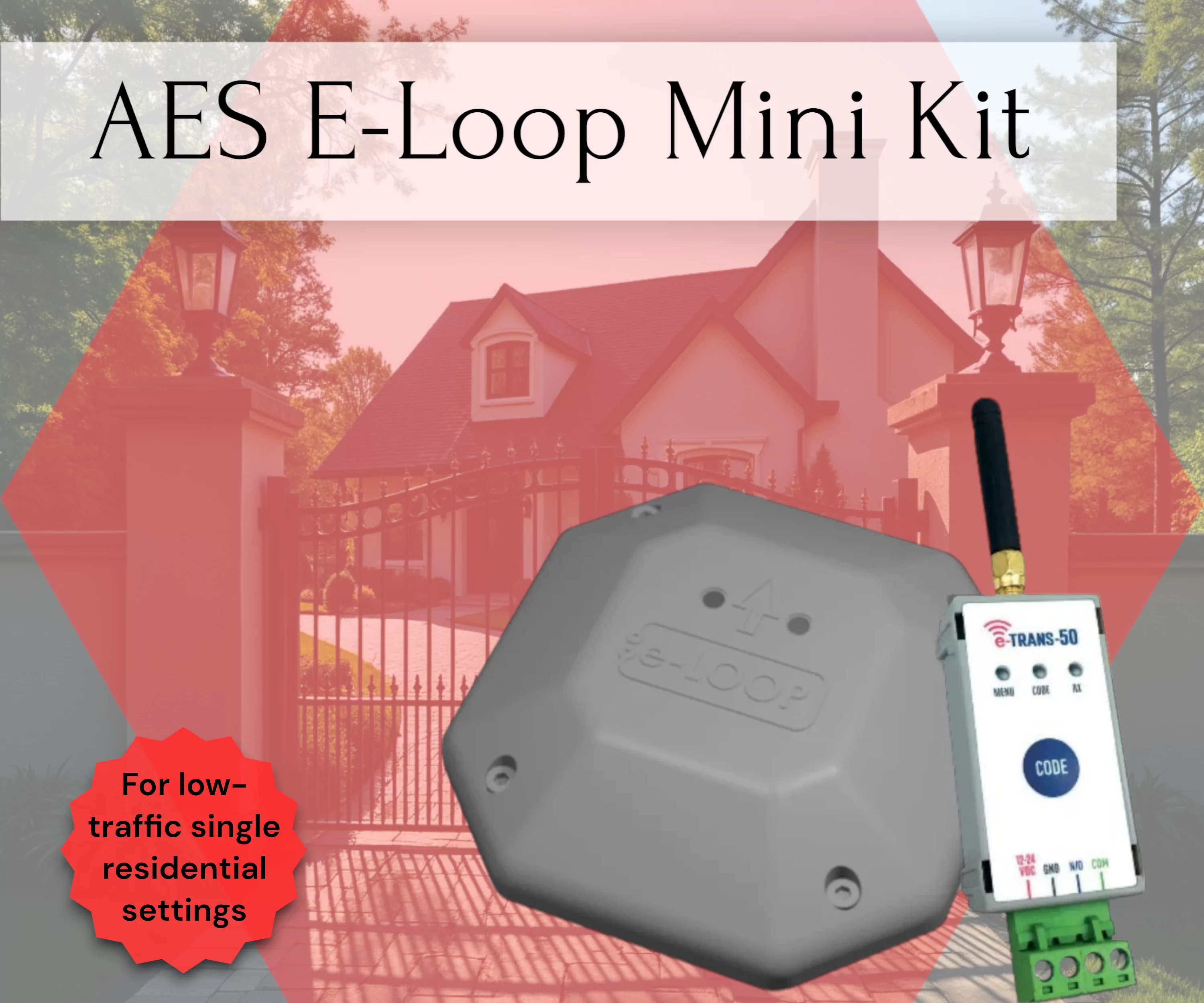 AES E-loop mini-Domestic loop kit PRESENCE MODE