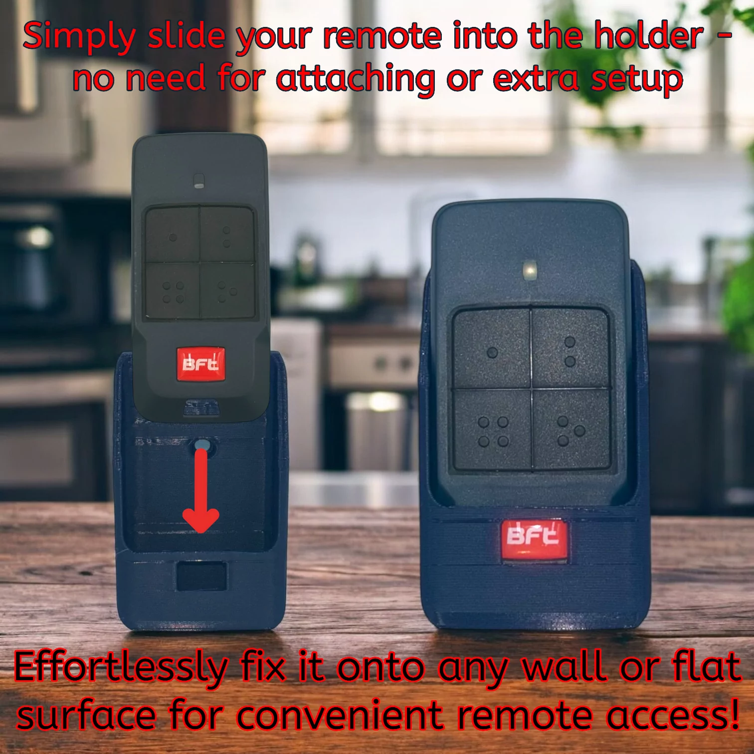 Wall & Car Vent Holder For BFT Mitto COOL C2 and C4 Gate Remotes