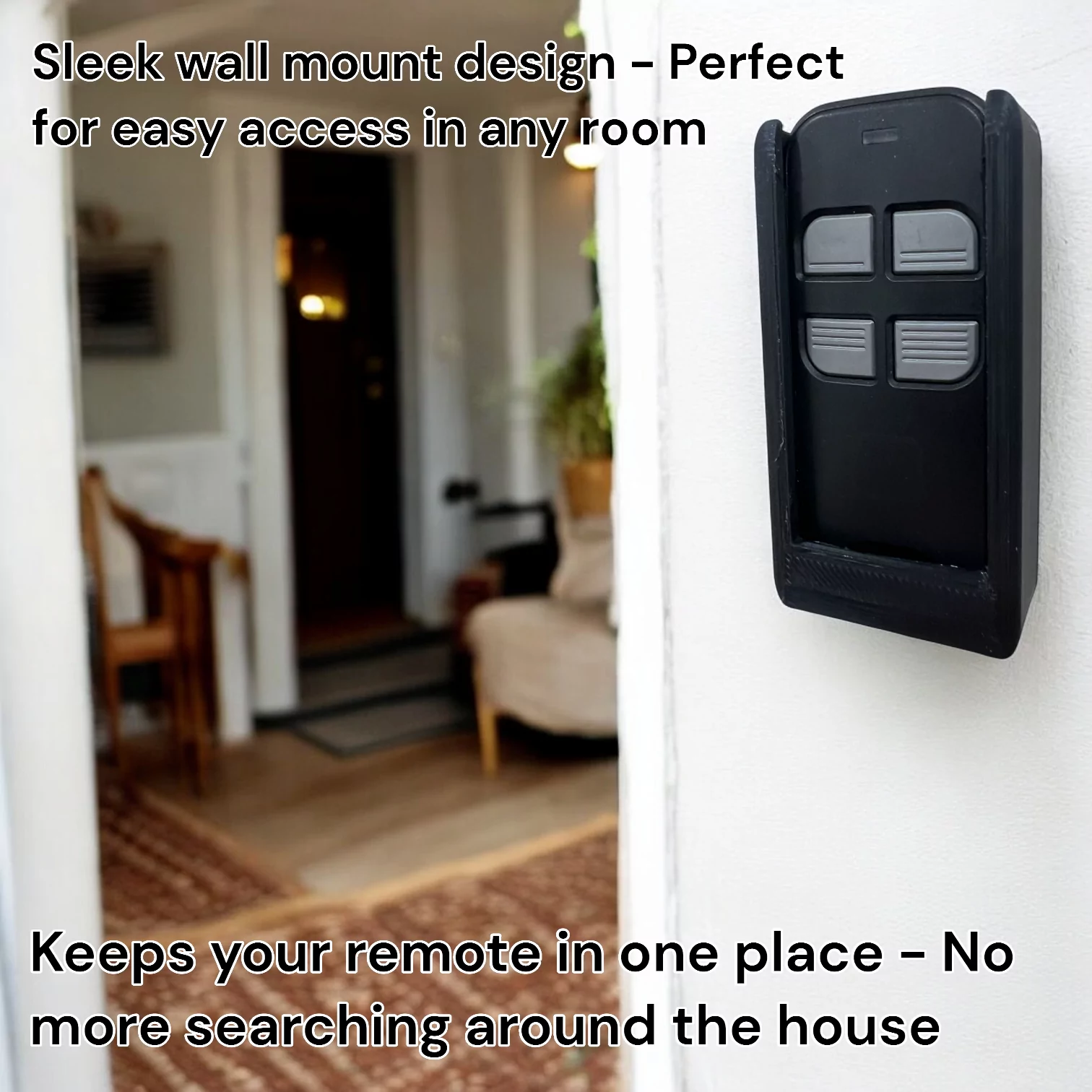 Wall and Car Vent Holder For SEIP TS STEEL SKR433-3 Garage Door Remotes