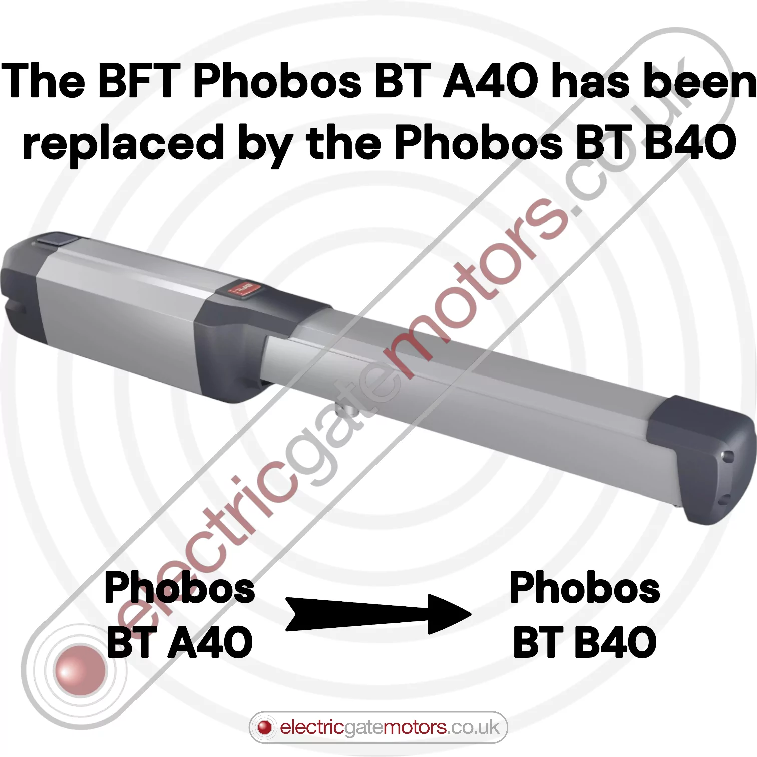 BFT Phobos BT A40 Gate Motor