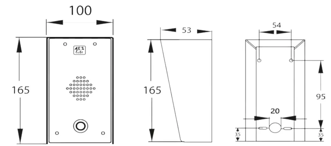 AES Cellcom Lite LITE-IB-EU GSM Intercom System