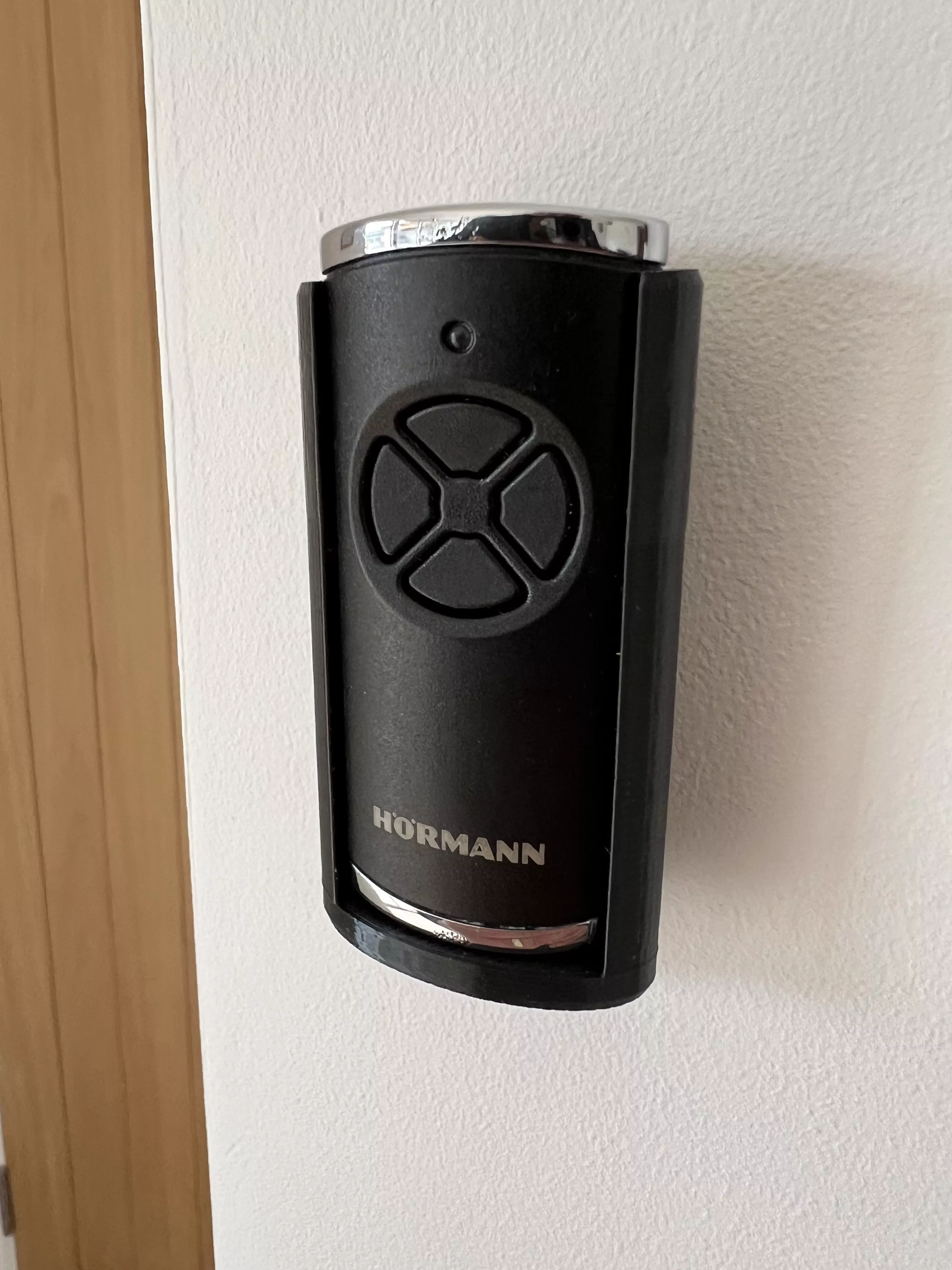 Wall & Car Vent Holder For Hormann HSE4 BS Garage Remote Black